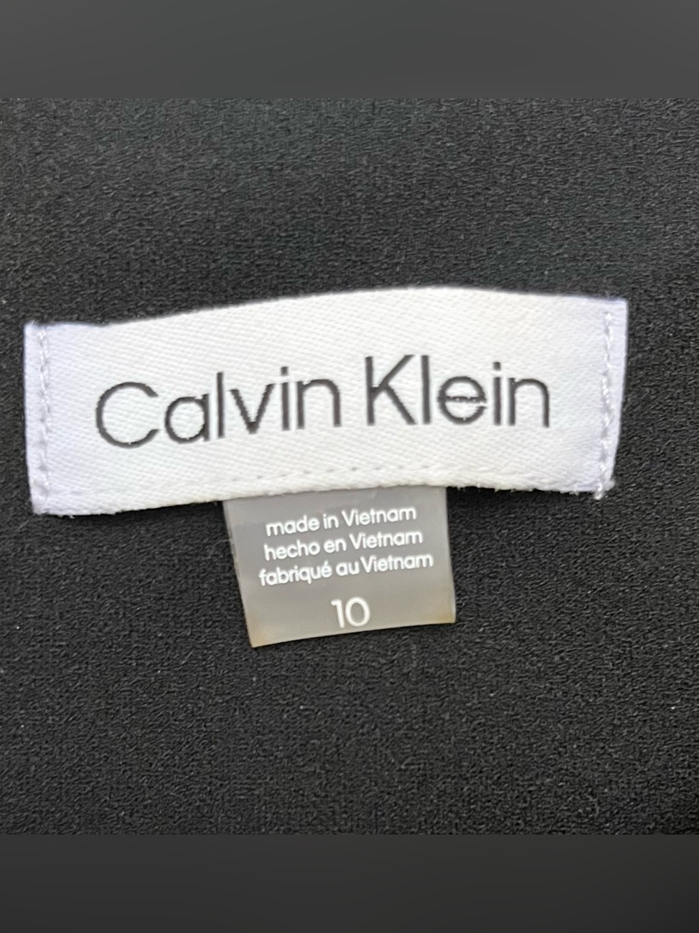 Calvin Klein Women's Boat Neck Scuba Crepe Sheath Dress Black Size 10 NWT - Picture 3 of 12